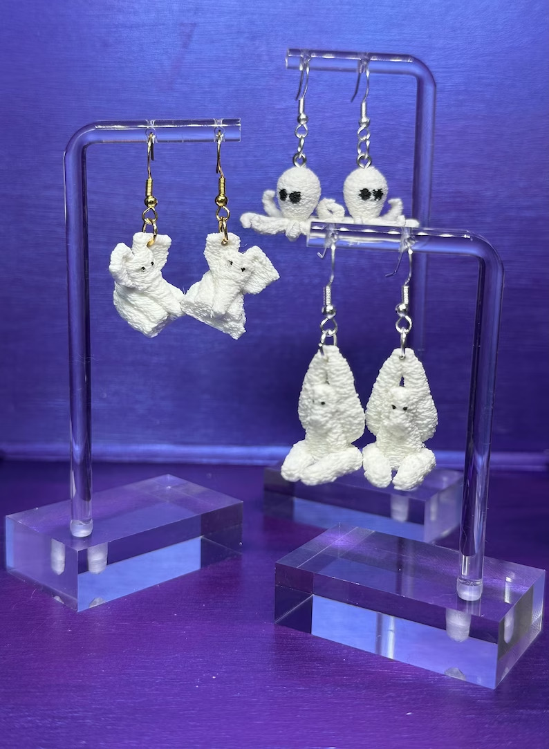 Towel Animal Earrings