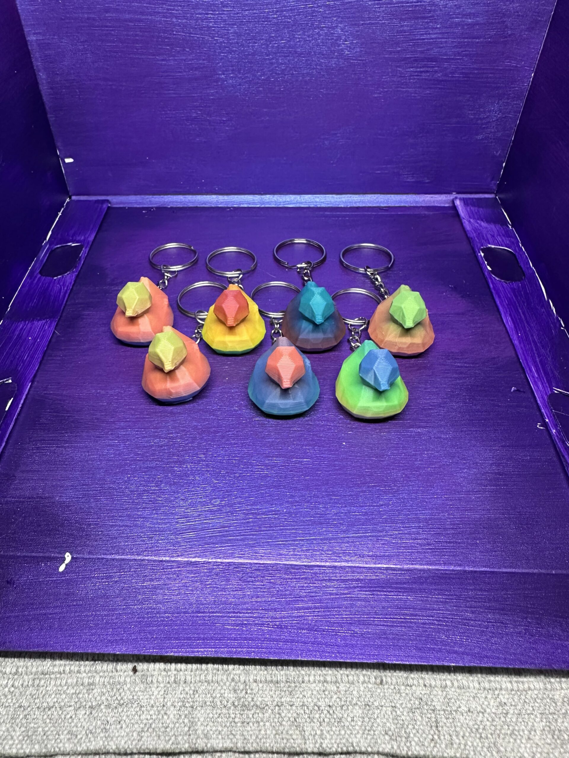 Small ducks with keychain